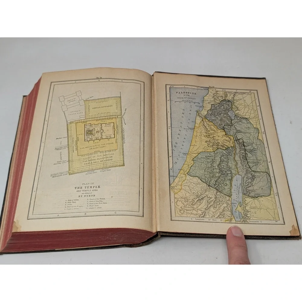 The Holy‎ Bible The Douay Bible House 1941 Hardcover Pope Leo XIII VTG 1940s 40s